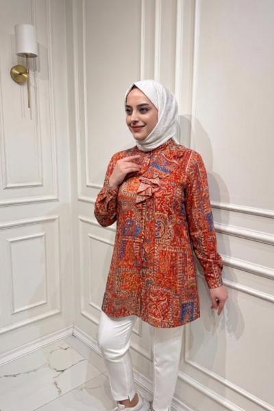 Kumsal Gömlek Turuncu