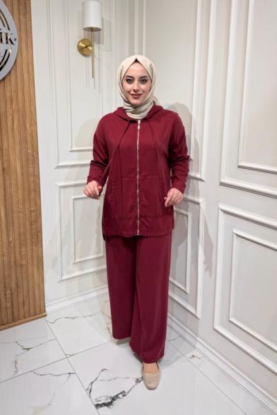 Kanguru Cepli Takım Bordo