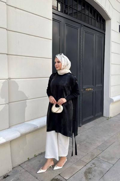 Kupra Panço Tunik Siyah